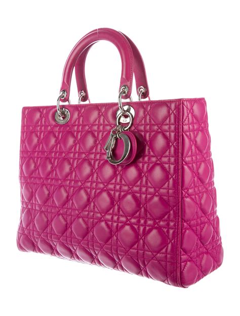 lady dior bag large|large lady dior bag price.